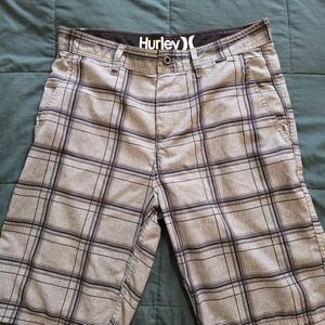 Hurley Flannel Patterned Shorts
